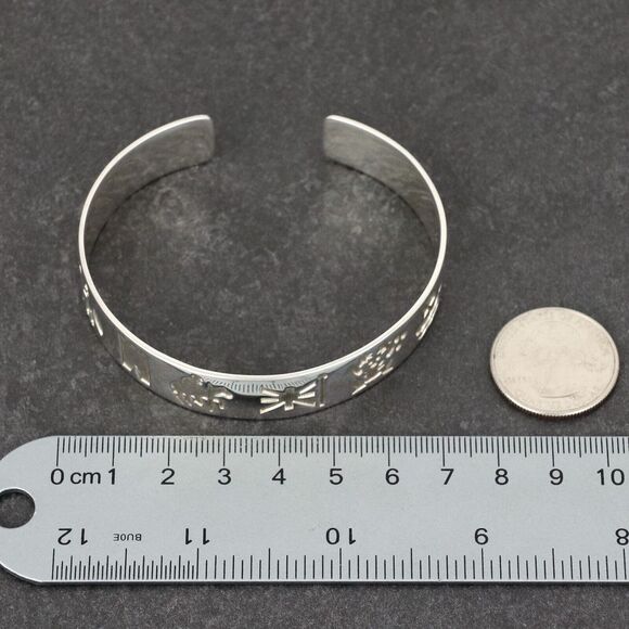 Michael Hilliar | History of Ireland Cuff | Sterling Silver 925 Bracelet | 7.5" - Picture 12 of 12